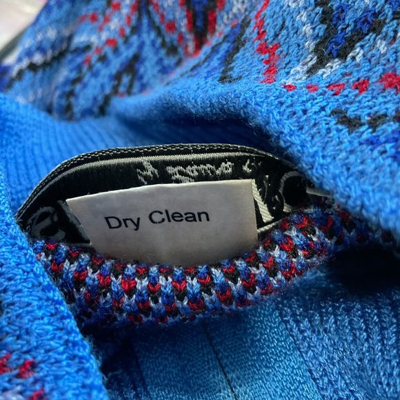 Vintage SAN REMO  Laure Knits Sweater Cardigan Front Zip Women Large Heavy Knit - Picture 9 of 11